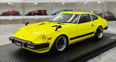 1:18 Nissan 1969 Fairlady Z S130 Yellow Die Cast Model Car