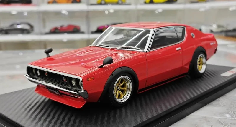 1:18 Nissan 1973 Skyline 2000 GT-R KPGC110 Red Die Cast Model Car