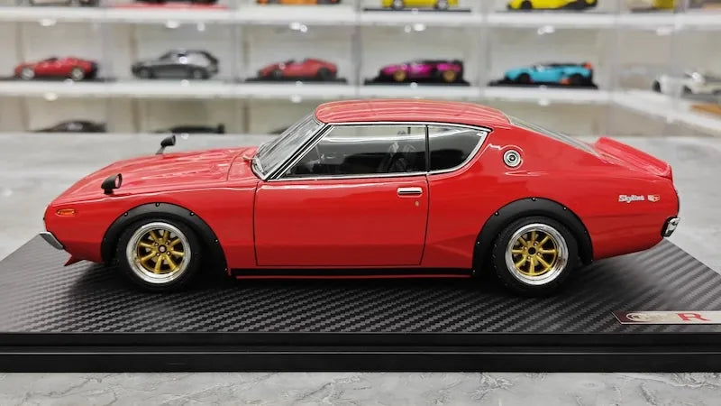 1:18 Nissan 1973 Skyline 2000 GT-R KPGC110 Red Die Cast Model Car