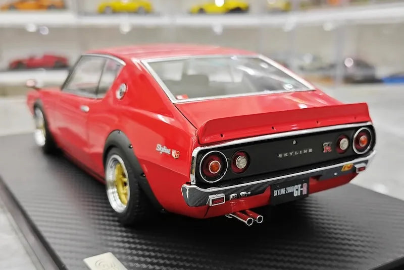 1:18 Nissan 1973 Skyline 2000 GT-R KPGC110 Red Die Cast Model Car