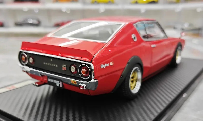 1:18 Nissan 1973 Skyline 2000 GT-R KPGC110 Red Die Cast Model Car