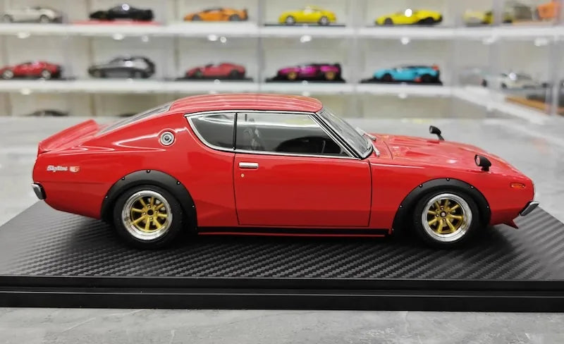 1:18 Nissan 1973 Skyline 2000 GT-R KPGC110 Red Die Cast Model Car