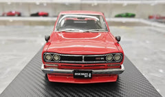 1:18 Nissan 1970 Skyline 2000 GT-R KPGC10 Red Die Cast Model Car