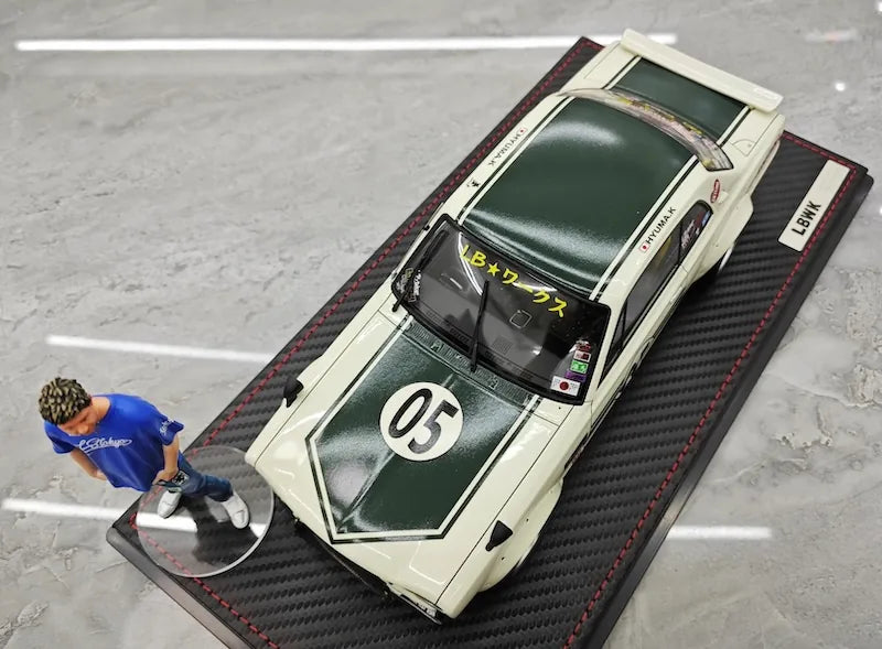 1:18 Nissan 1971 Skyline 2000 GT-R Hakosuka LBWK JTCC Die Cast Model Car