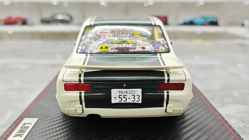 1:18 Nissan 1971 Skyline 2000 GT-R Hakosuka LBWK JTCC Die Cast Model Car