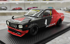 1:18 Nissan 1971 Skyline LB-WORKS Hakosuka 2Door Black Die Cast Model Car