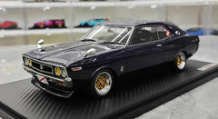 1:18 Nissan 1972 Laurel 2000SGX C130 Purple Die Cast Model Car