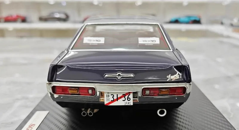 1:18 Nissan 1972 Laurel 2000SGX C130 Purple Die Cast Model Car
