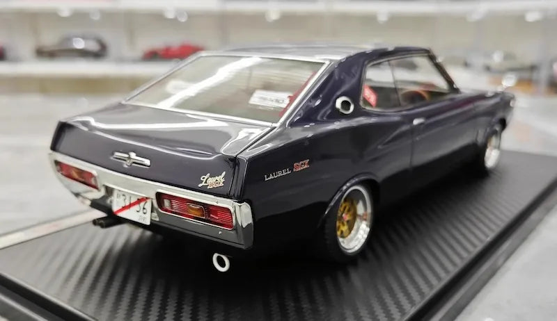 1:18 Nissan 1972 Laurel 2000SGX C130 Purple Die Cast Model Car