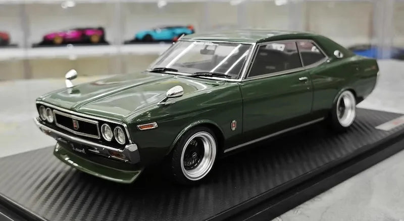 1:18 Nissan 1972 Laurel 2000SGX C130 Green Die Cast Model Car