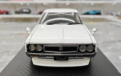 1:18 Nissan 1972 Laurel 2000SGX C130 White Die Cast Model Car