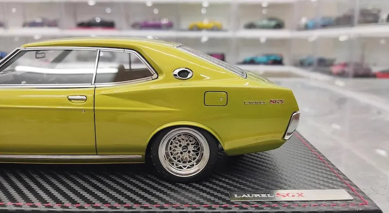 1:18 Nissan 1972 Laurel 2000SGX C130 Yellow Die Cast Model Car
