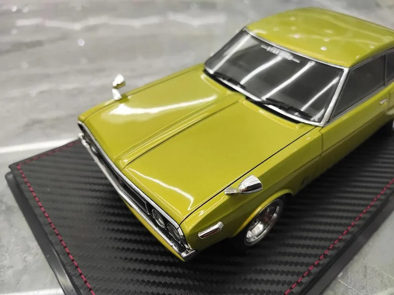 1:18 Nissan 1972 Laurel 2000SGX C130 Yellow Die Cast Model Car