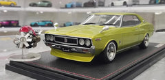 1:18 Nissan 1972 Laurel 2000SGX C130 Yellow Die Cast Model Car