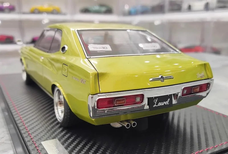 1:18 Nissan 1972 Laurel 2000SGX C130 Yellow Die Cast Model Car