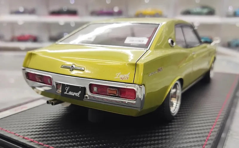 1:18 Nissan 1972 Laurel 2000SGX C130 Yellow Die Cast Model Car