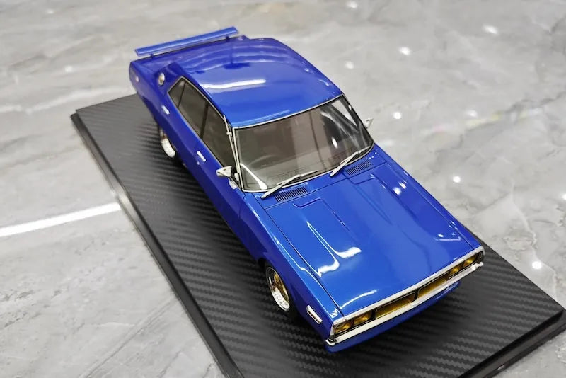 1:18 Nissan 1972 Skyline 2000 GT-X GC110 Blue Die Cast Model Car
