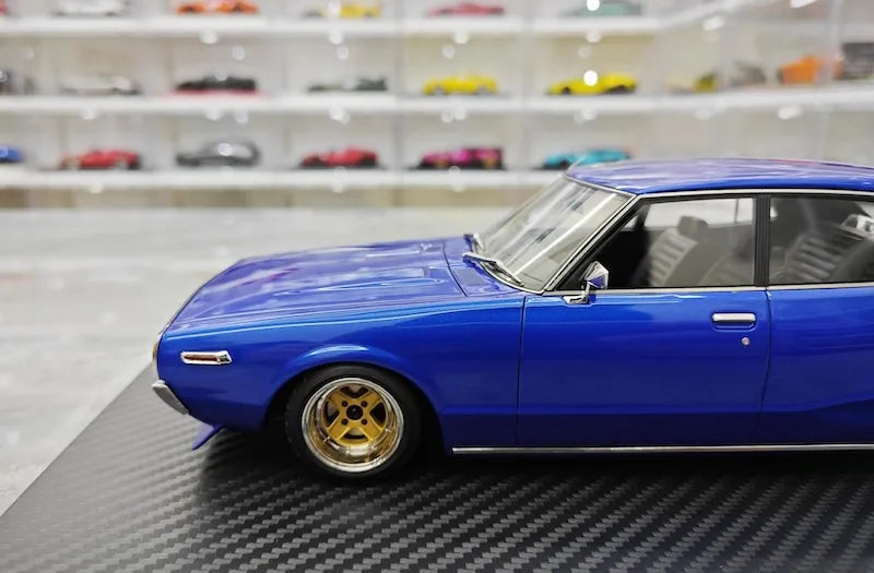 1:18 Nissan 1972 Skyline 2000 GT-X GC110 Blue Die Cast Model Car