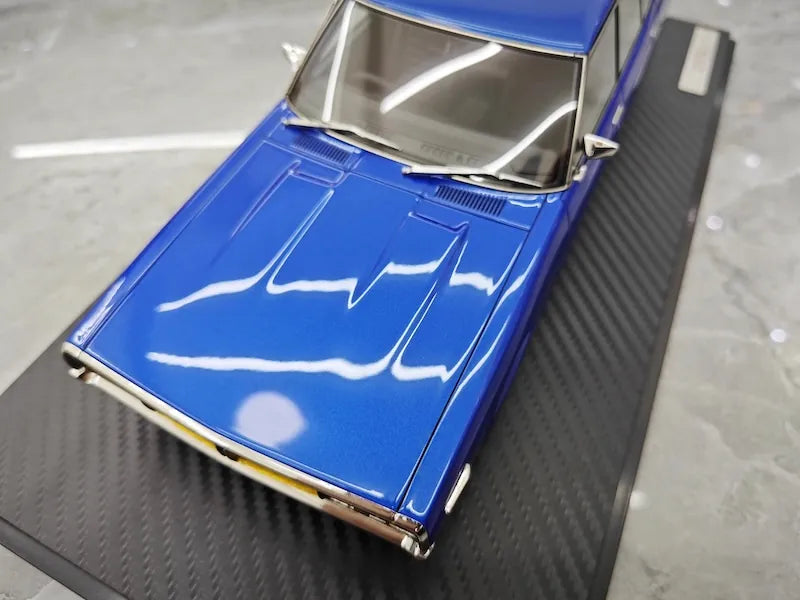 1:18 Nissan 1972 Skyline 2000 GT-X GC110 Blue Die Cast Model Car