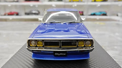 1:18 Nissan 1972 Skyline 2000 GT-X GC110 Blue Die Cast Model Car