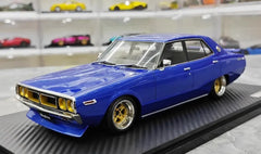 1:18 Nissan 1972 Skyline 2000 GT-X GC110 Blue Die Cast Model Car
