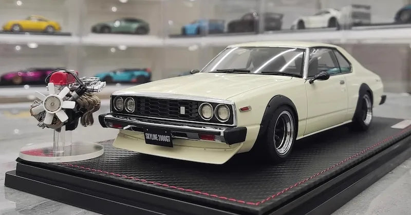 1:18 Nissan 1977 Skyline 2000 GT ES C210 Die Cast Model Car