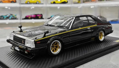 1:18 Nissan 1978 Skyline 2000GT Turbo C211 Black Die Cast Model Car