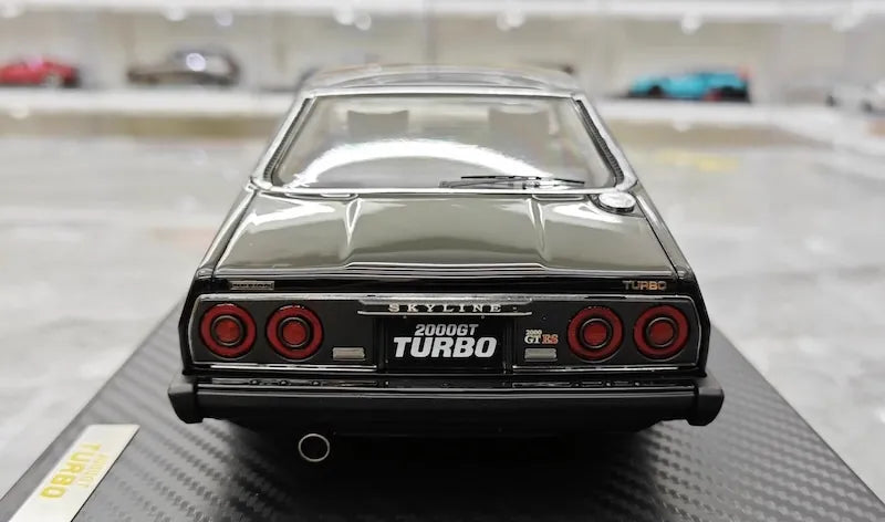 1:18 Nissan 1978 Skyline 2000GT Turbo C211 Black Die Cast Model Car