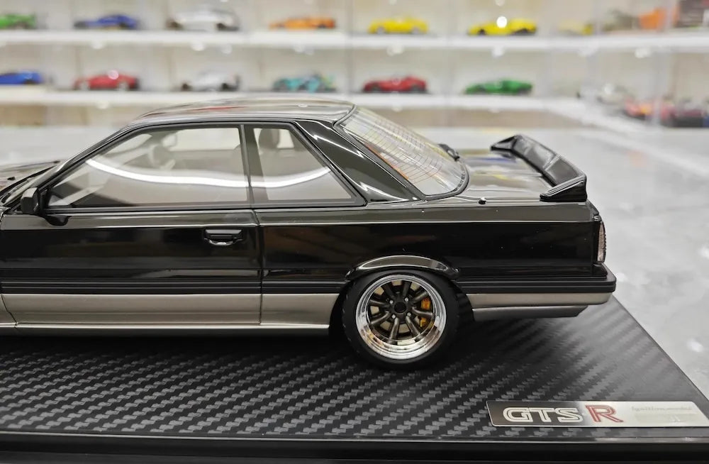 1:18 Nissan 1985 Skyline GTS R31 Black Die Cast Model Car