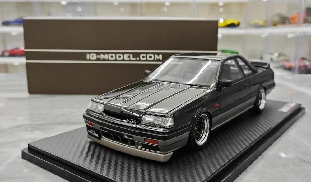1:18 Nissan 1985 Skyline GTS R31 Black Die Cast Model Car