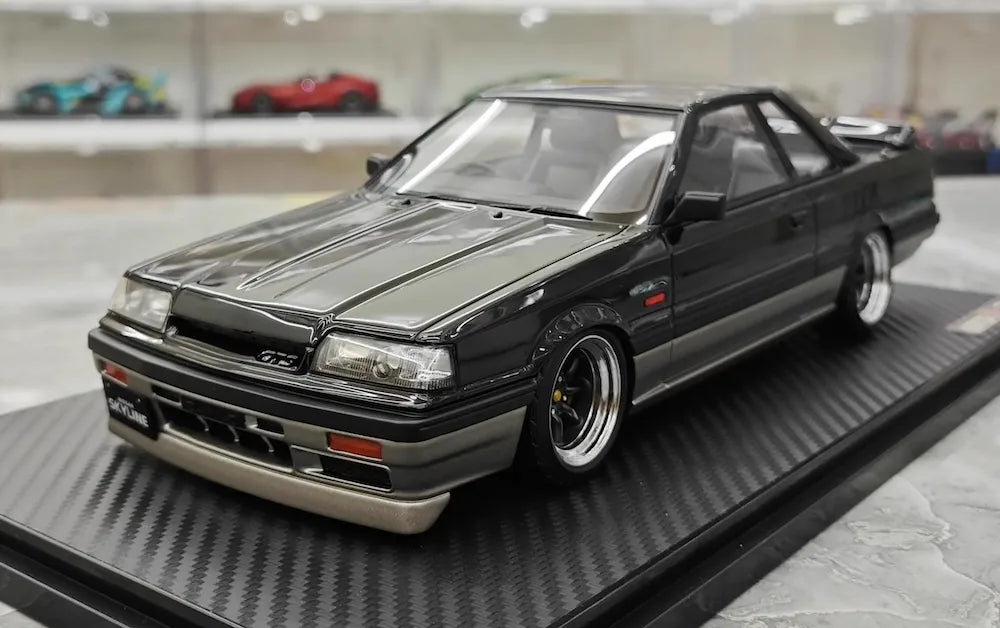 1:18 Nissan 1985 Skyline GTS R31 Black Die Cast Model Car