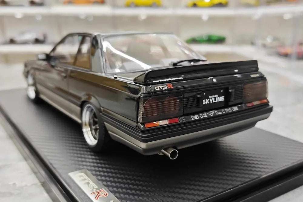 1:18 Nissan 1985 Skyline GTS R31 Black Die Cast Model Car
