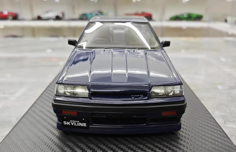 1:18 Nissan 1985 Skyline GTS R31 Blue Die Cast Model Car