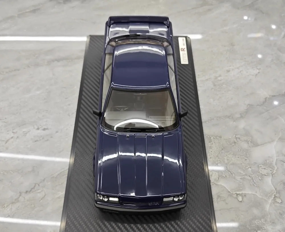 1:18 Nissan 1985 Skyline GTS R31 Blue Die Cast Model Car