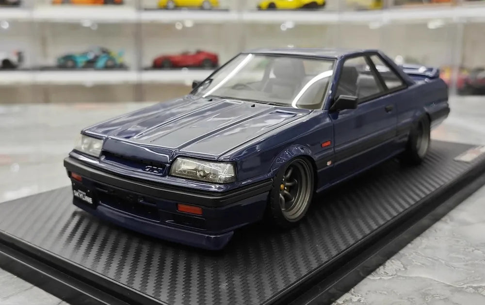1:18 Nissan 1985 Skyline GTS R31 Blue Die Cast Model Car