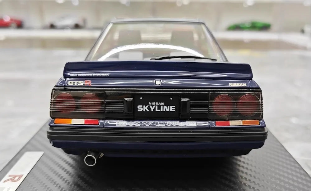 1:18 Nissan 1985 Skyline GTS R31 Blue Die Cast Model Car