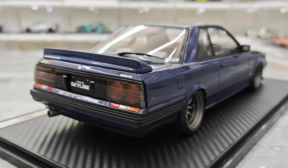 1:18 Nissan 1985 Skyline GTS R31 Blue Die Cast Model Car