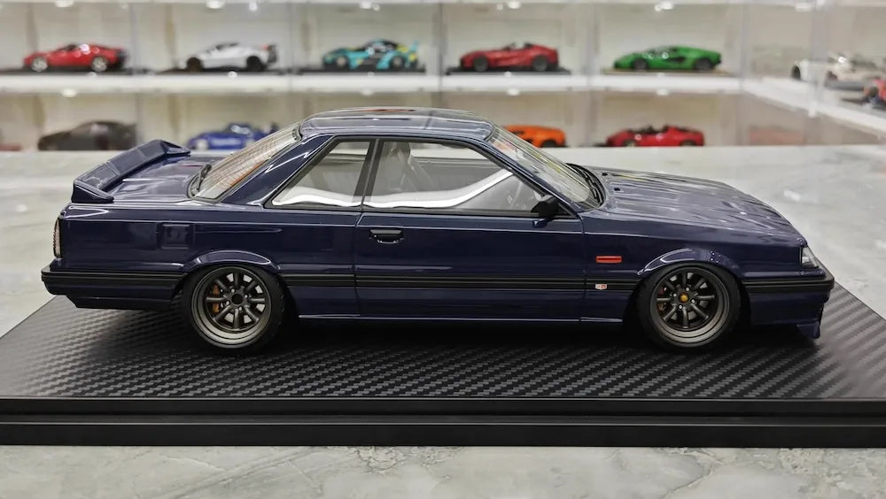 1:18 Nissan 1985 Skyline GTS R31 Blue Die Cast Model Car