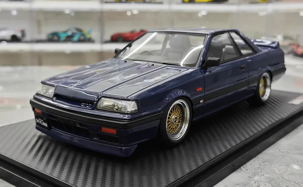 1:18 Nissan 1985 Skyline GTS R31 Blue Die Cast Model Car