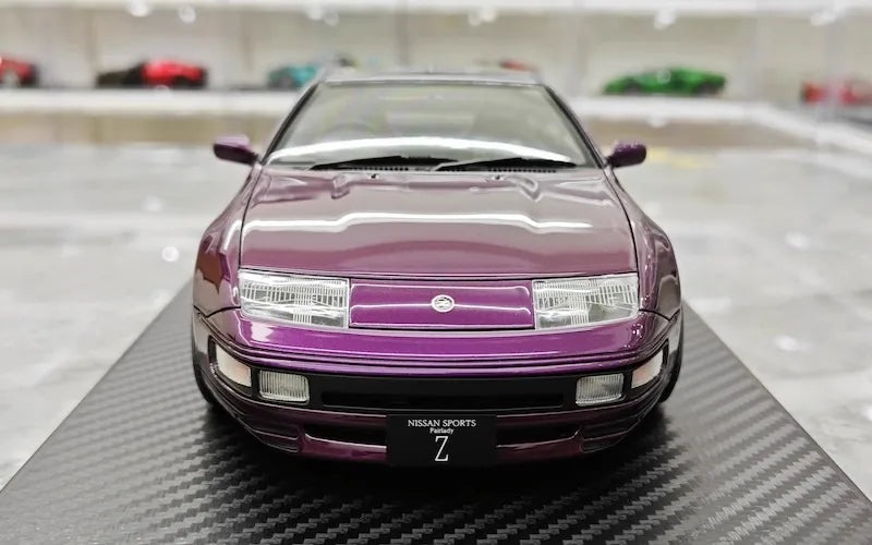 1:18 Nissan 1989 Fairlady Z 300ZX Z32 Purple Die Cast Model Car