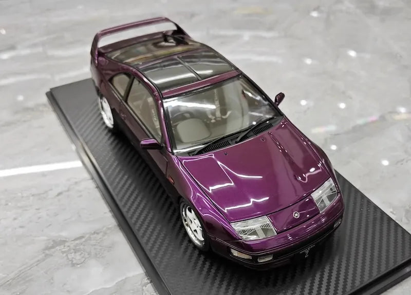 1:18 Nissan 1989 Fairlady Z 300ZX Z32 Purple Die Cast Model Car