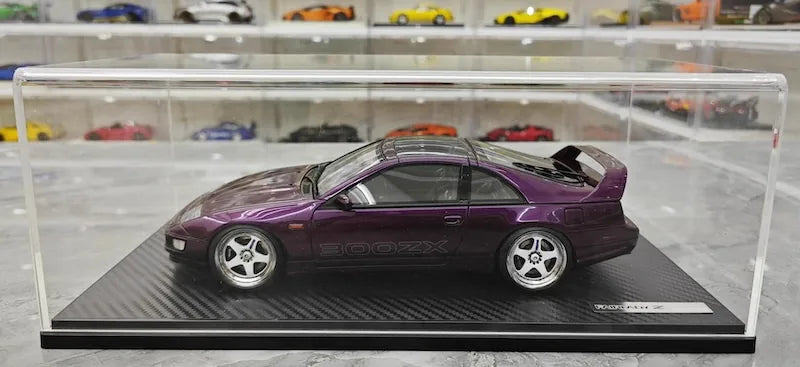 1:18 Nissan 1989 Fairlady Z 300ZX Z32 Purple Die Cast Model Car