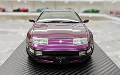 1:18 Nissan 1989 Fairlady Z 300ZX Z32 Purple Die Cast Model Car
