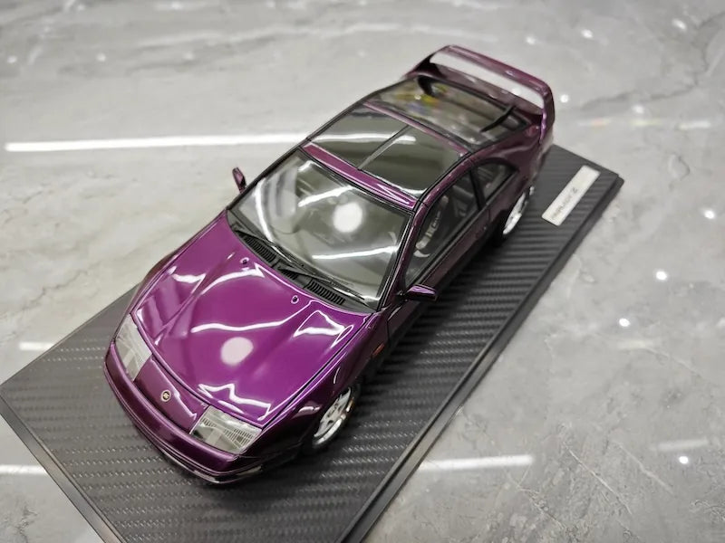 1:18 Nissan 1989 Fairlady Z 300ZX Z32 Purple Die Cast Model Car