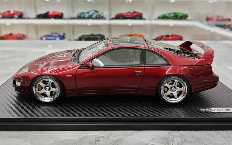1:18 Nissan 1989 Fairlady Z 300ZX Z32 Red Die Cast Model Car