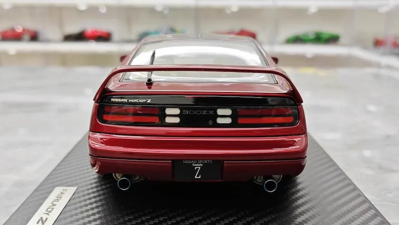 1:18 Nissan 1989 Fairlady Z 300ZX Z32 Red Die Cast Model Car