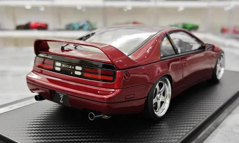 1:18 Nissan 1989 Fairlady Z 300ZX Z32 Red Die Cast Model Car