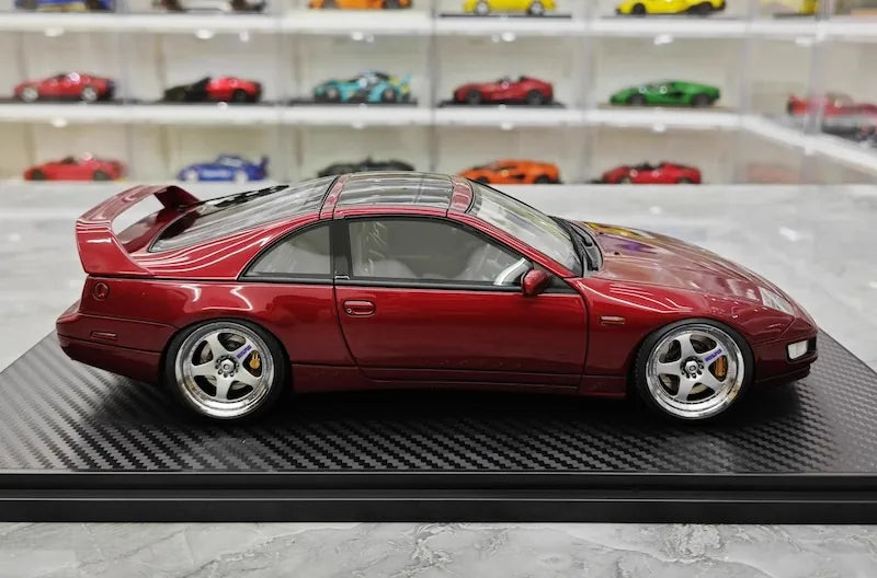 1:18 Nissan 1989 Fairlady Z 300ZX Z32 Red Die Cast Model Car