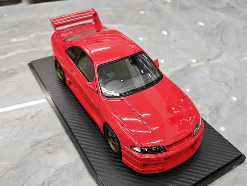 1:18 Nissan 1995 Skyline GT-R R33 Greddy BCNR33 Red Die Cast Model Car