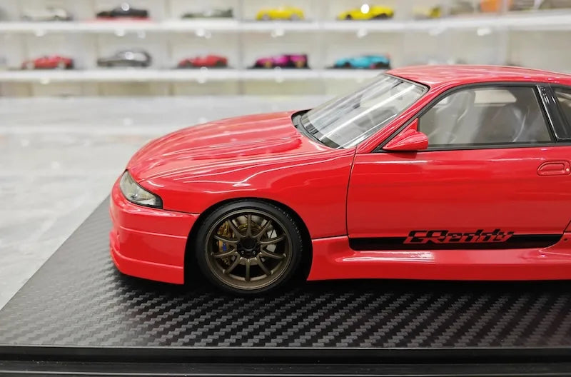 1:18 Nissan 1995 Skyline GT-R R33 Greddy BCNR33 Red Die Cast Model Car